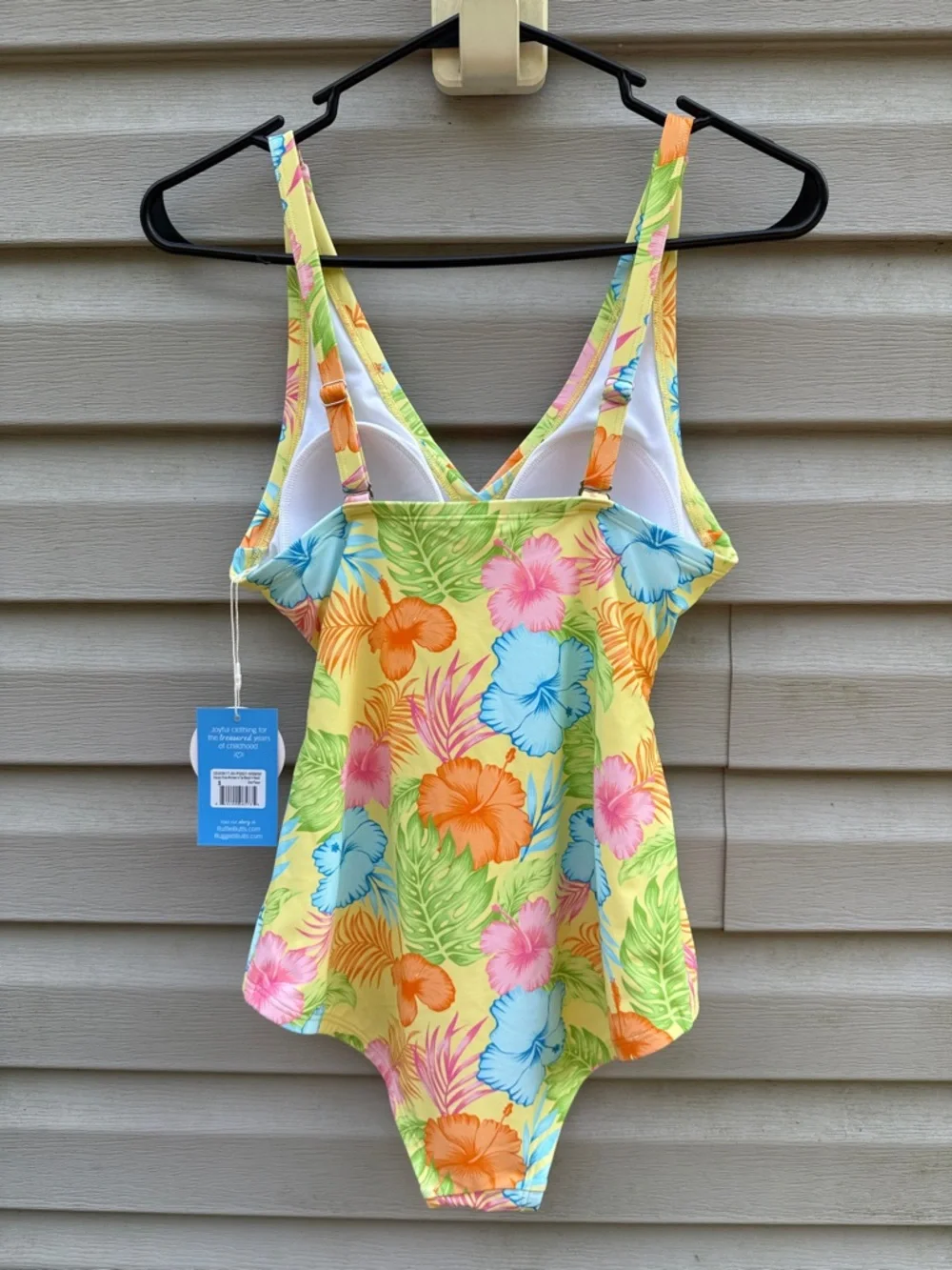 Ruffle Butts | Ruggedbutts NWT Happy Hula Tie Waist V-neck One Piece Suit Small